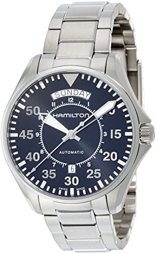 HAMILTON Herren-Armbanduhr 42MM Armband Edelstahl AUTOMATIK ANALOG H64615135