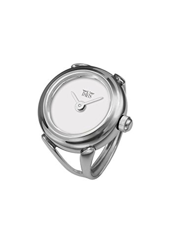 Davis - Ring Watch 4181 – Ringuhr Damen - Ziffernblatt Weib - Verstellbar