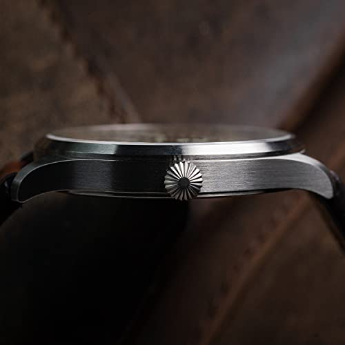 Fliegeruhr Zürich.2 40 von Laco – Made in Germany – 40 mm Ø hochwertige Quarzuhr – Baumuster B – Einzigartige Qualität. Herausragende Verarbeitung – Wasserdicht - 3