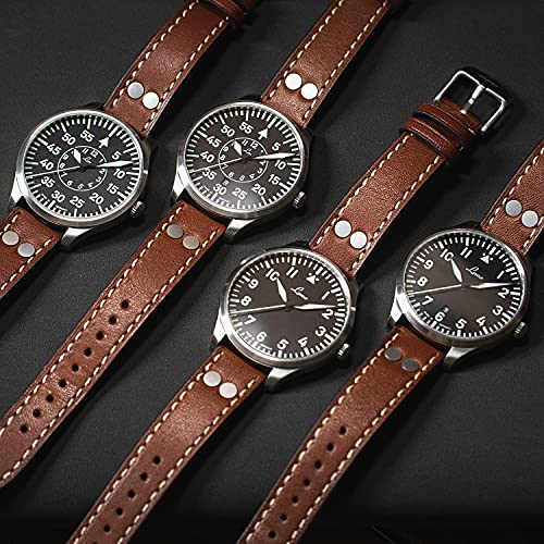 Fliegeruhr Zürich.2 40 von Laco – Made in Germany – 40 mm Ø hochwertige Quarzuhr – Baumuster B – Einzigartige Qualität. Herausragende Verarbeitung – Wasserdicht - 5