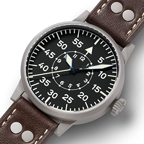 Fliegeruhr Original Paderborn von Laco – Made in Germany – 42mm Ø hochwertige Automatikuhr – Einzigartige Qualität. Herausragende Verarbeitung – Wasserdicht im zeitlosem Design – seit 1925 - 2