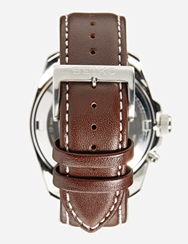 Seiko Kinetic Herren-Uhr Edelstahl mit Lederband SKA791P1 - 4