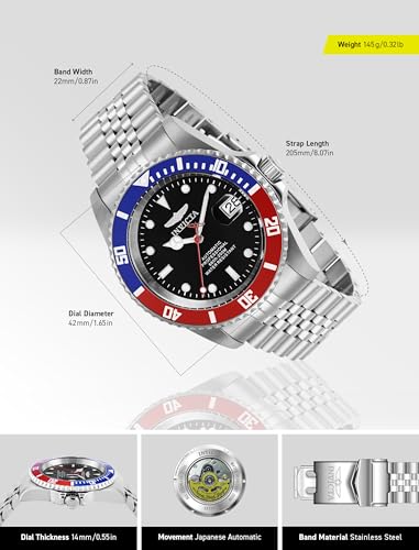Invicta Pro Diver 29176 Herrenuhr, 42 mm - 3