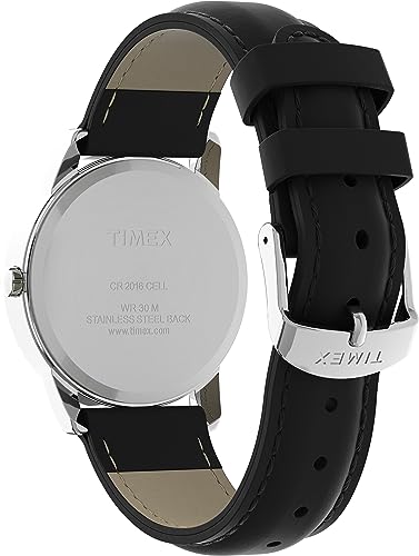 Timex Herren-Armbanduhr Weiß Analog Leder T2H281D7 - 2