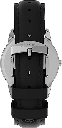 Timex Herren-Armbanduhr Weiß Analog Leder T2H281D7 - 4