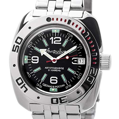 Vostok Wostok Amphibian Russisches Militär Military Taucheruhr 200m Automatik 2416/710640 Russische Mechanische Uhr aus Russland - 2