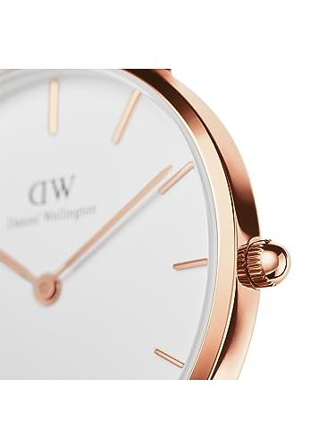 Daniel Wellington Petite Melrose, Roségold/Roségold Uhr, 28mm, Mesh, für Damen - 4
