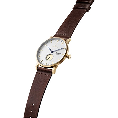 Triwa Unisex Erwachsene Chronograph Quarz Uhr mit Leder Armband FAST110-CL010413 - 2
