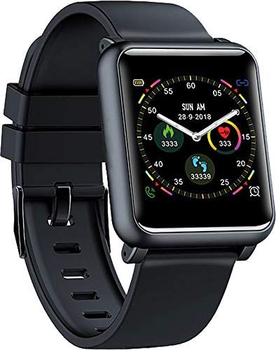 Newgen Medicals Fitnessuhr: Fitness-Uhr mit EKG- & Blutdruckanzeige, Bluetooth, Touchdisplay, IP68 (Fitnessuhr mit EKG) - 2