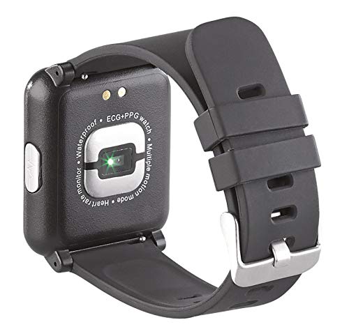 Newgen Medicals Fitnessuhr: Fitness-Uhr mit EKG- & Blutdruckanzeige, Bluetooth, Touchdisplay, IP68 (Fitnessuhr mit EKG) - 3