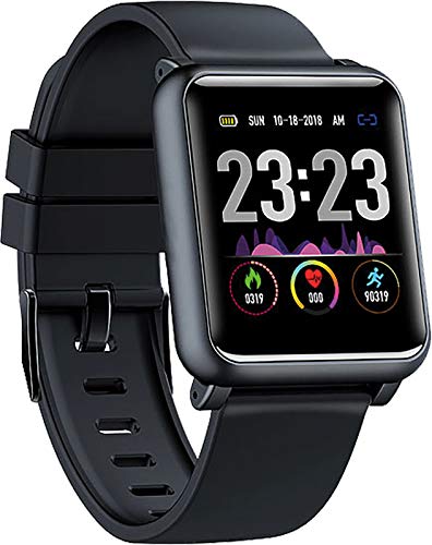 Newgen Medicals Fitnessuhr: Fitness-Uhr mit EKG- & Blutdruckanzeige, Bluetooth, Touchdisplay, IP68 (Fitnessuhr mit EKG) - 4