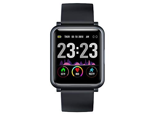 Newgen Medicals Fitnessuhr: Fitness-Uhr mit EKG- & Blutdruckanzeige, Bluetooth, Touchdisplay, IP68 (Fitnessuhr mit EKG) - 9