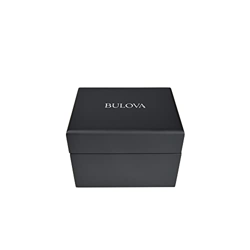 Bulova Lunar Pilot Watch 96B251 – Herren Designer-Armbanduhr Mond-pilot – Armband aus Leder – Schwarz - 11