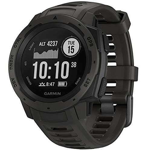 Garmin Instinct – wasserdichte GPS-Smartwatch mit Sport-/Fitnessfunktionen und bis zu 14 Tagen Akkulaufzeit. Herzfrequenzmessung am Handgelenk, Fitness Tracker und Smartphone Benachrichtigungen - 2