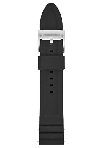 Fossil Herren Touchscreen Smartwatch 5E. Generation mit Lautsprecher, Herzfrequenz, GPS, NFC und Smartphone Benachrichtigungen + Fossil Watch Strap S221304 - 3