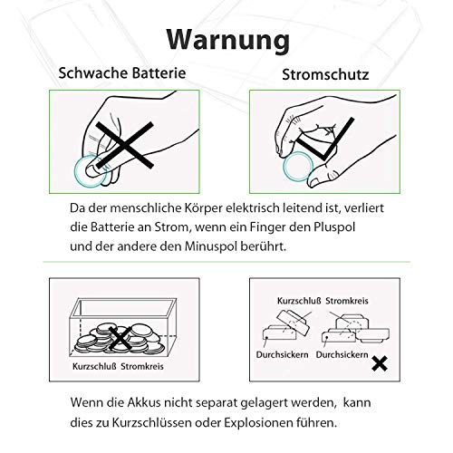 LiCB 20 Stück SR626SW Uhrenbatterie, 377 AG4 Batterien SR 626SW V377 1,5V LR626 Knopfzellen - 6