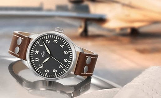 Hersteller Laco: deutsche Fliegeruhren und Marineuhren Logo